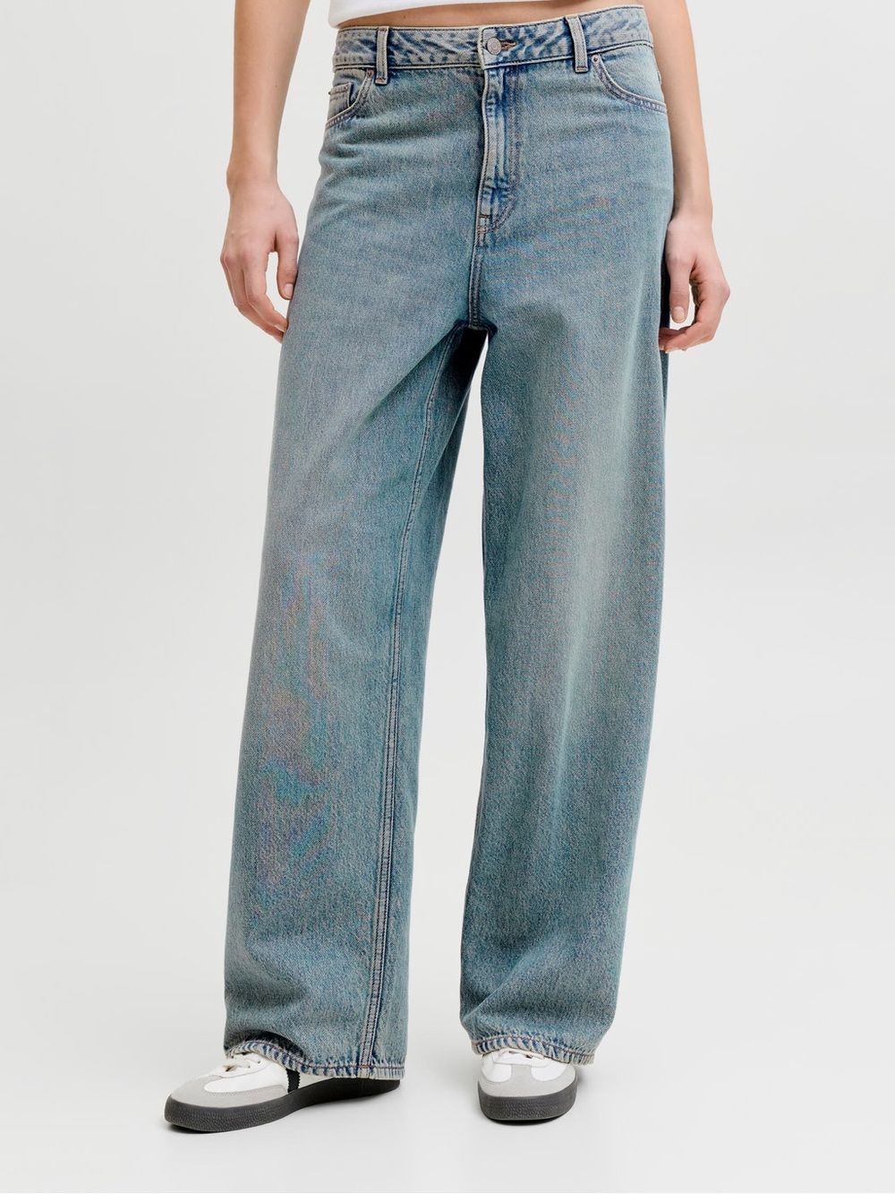 JJXX Light Blue Baggy Wide Leg Jeans